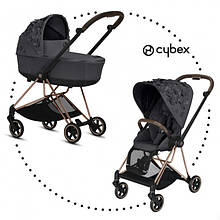 Cybex Mios 4.0 коляска 2 в 1 Simply Flowers Grey шасі Rosegold 2023 р.