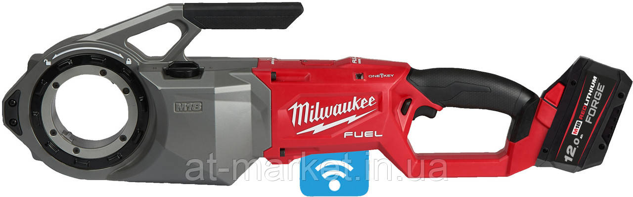 Інструмент різьбонарізний акумуляторний MILWAUKEE M18 FPT2-121C (ЗП+1ак.Х12Аг + кейс) FORGE™