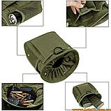 Сумка скидання магазину Oxford навісний тактичний MOLLE-підсумок для скидання магазинів тактична Олива, фото 3