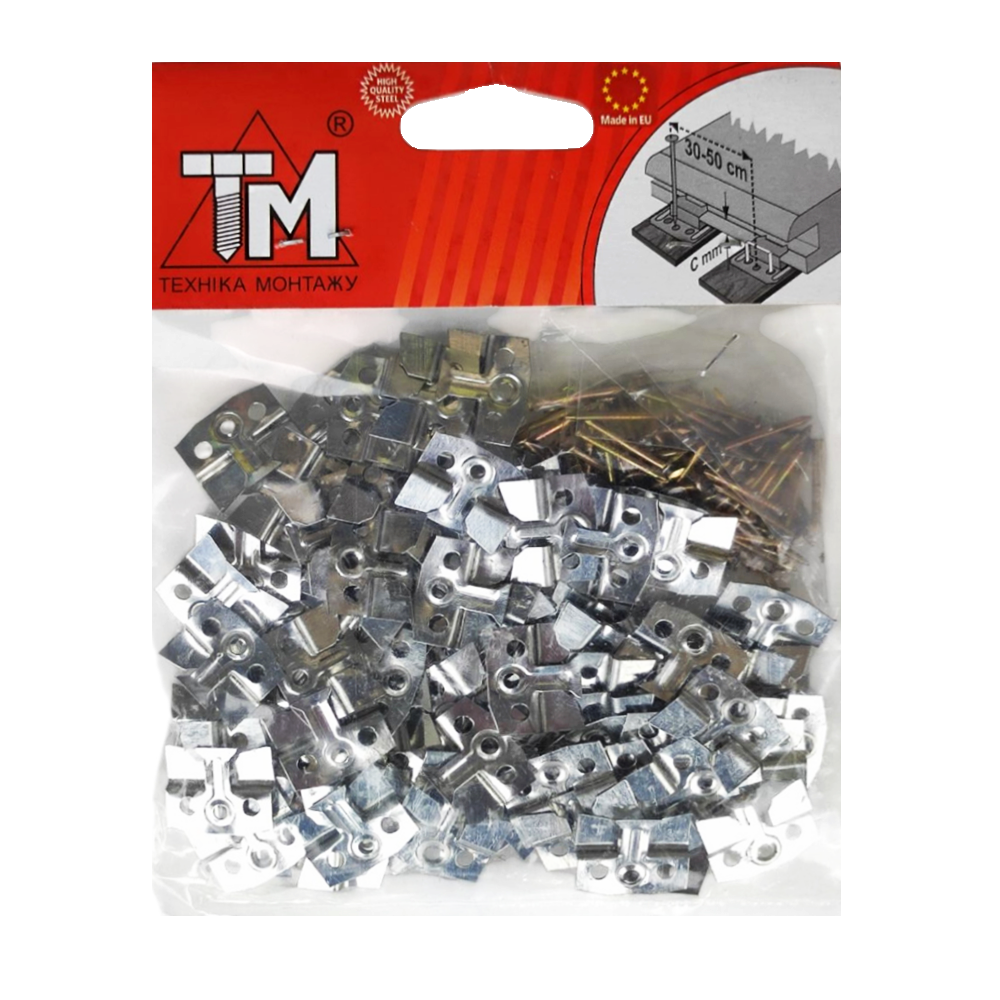 Кляймер для вагонки, 4,0 мм, (100 шт.)