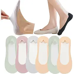 Шкарпетки-сліди жіночі короткі з сіточкою набір 7пар 35-37р