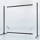 Стійка розбірна "TAIPEI" 1250х1350х500мм. Рейл торговий для одягу, кронштейнів для бутіка., фото 3