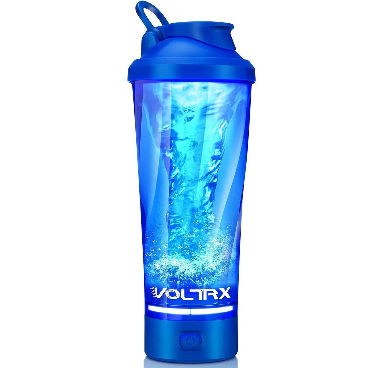 Шейкер спортивний електричний VOLTRX VortexBoost 600 мл. Tritan Blue