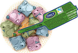 Only Зайчики в сіточці з молочного шоколаду 80g