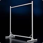 Стійка розбірна "TAIPEI" 1250х1350х500мм. Рейл торговий для одягу, кронштейнів для бутіка., фото 2