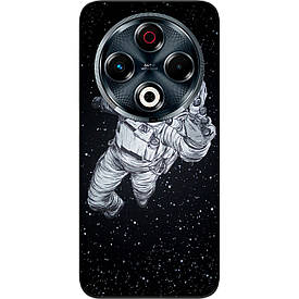 Чохол силіконовий Case для Tecno Spark 30 4G (KL6) з картинкою Космонавт