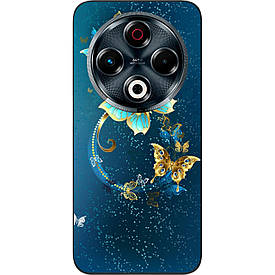 Чохол силіконовий Case для Tecno Spark 30 4G (KL6) з картинкою Красиві метелики