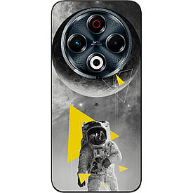 Чохол силіконовий Case для Tecno Spark 30 4G (KL6) з картинкою Астронавт