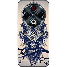 Бампер силіконовий Case для Tecno Spark 30 4G (KL6) з малюнком Філін