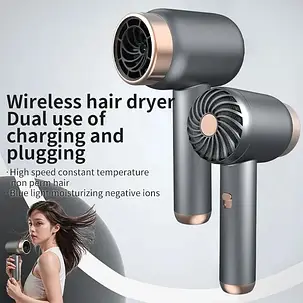 Фен бездротовий для волосся Usb Hair Dryer, фото 3