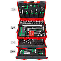 Ящик з інструментом модульний (TBCE0202, 3 секції) 134ед. TOPTUL GCZ-134A