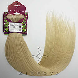 Натуральне Слов'янське Волосся на Заколках 55-60 см 110 грам, Блонд №60