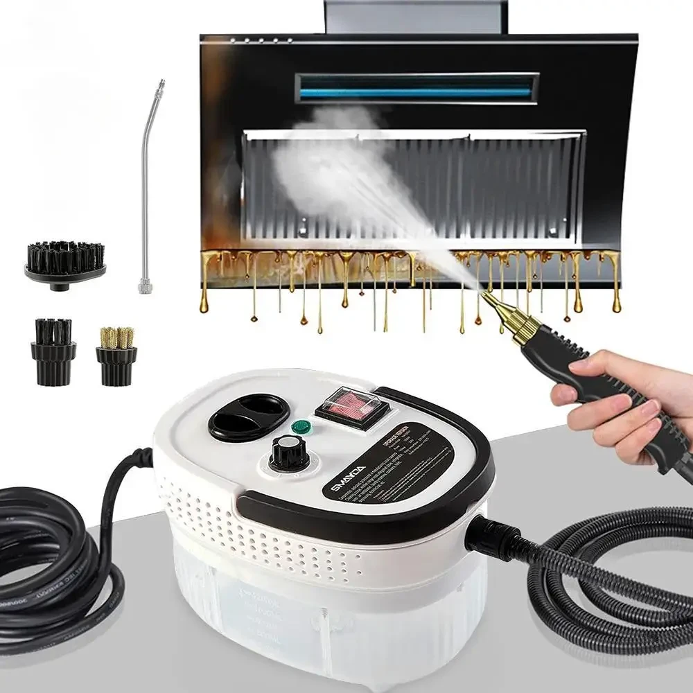Парогенератор-відпарювач портативний зі змінними насадками Steam Cleaner TC-SC-002 | 2500W, фото 1