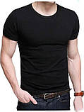 Чоловіча однотонна базова футболка в різних кольорах, фото 8