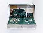 Комплект постільної білизни Maribor Exclusive Satin  200х220 см Impero Yesil, фото 6