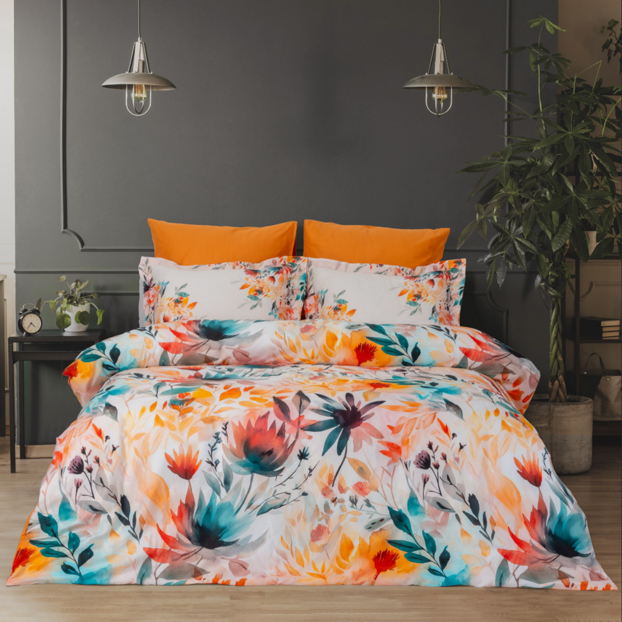 Комплект постільної білизни Prima Casa Digital Satin 200 х 220 см. Mia