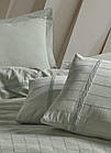 Постільна білизна Saheser Stonewashed Ranforce 200 х 220 см Jasmin Yesil, фото 2