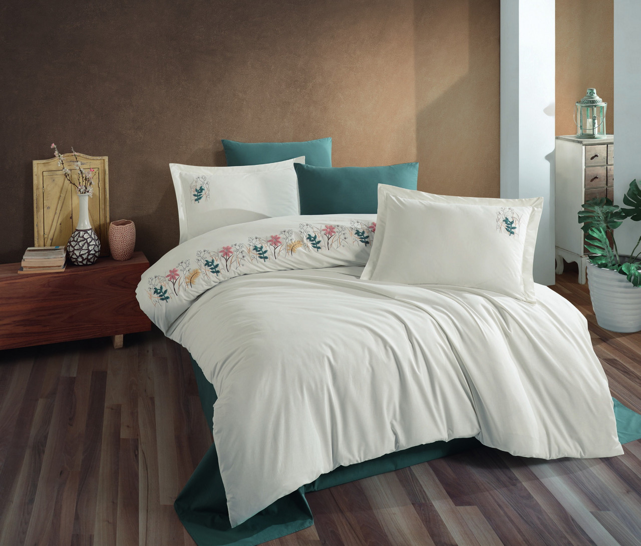 Постільна білизна Maribor Elegance Poplin 200 х 220 см Lara Krem