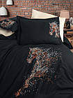 Постільна білизна Maribor Elegance Poplin 200 х 220 см Royal Siyah, фото 3