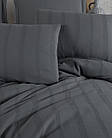 Постільна білизна Saheser Muslin 200 х 220 см Aura Antrasit, фото 3