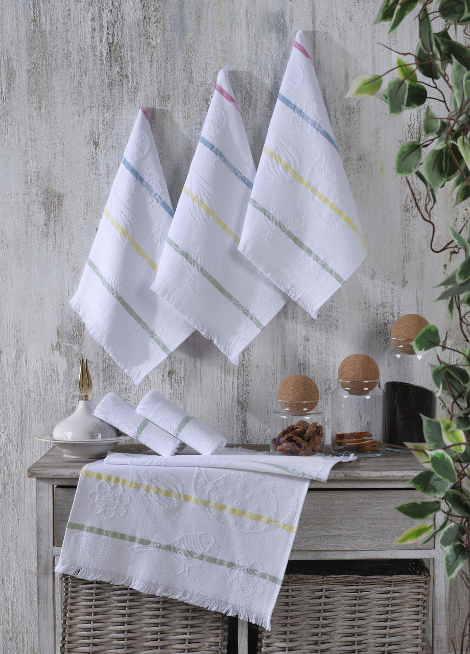 Набір кухонних рушників Saheser 40х60 см. Viola 6 шт., фото 1