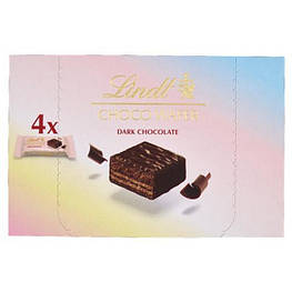 Шоколадні вафлі Lindt Choco Wafer Dark chocolate 104g