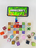 Магнітний конструктор Minecraft Будинок у джунглях 128шт + 4 фігурки Майнкрафт Дитячий конструктор на магнітах, фото 9