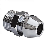 Цанга 3/8" 10 мм 1/2" зовнішня різьба перехідник фітинг латунний (Чехія), фото 3