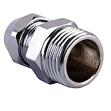 Цанга 3/8" 10 мм 1/2" зовнішня різьба перехідник фітинг латунний (Чехія), фото 2