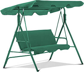 Гойдалка садова JUST GARDEN RELAX тримісна Зелена