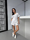 Жіночий костюм TM COSY Hawaii з шортами, білий