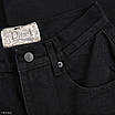 Чоловічі джинсові шорти Dime чорні вільного крою, фото 6