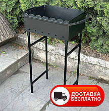 Мангал 6 шампурів 2 мм на знімних ніжках (M6-2N)