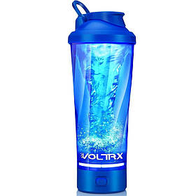Шейкер спортивний електричний VOLTRX VortexBoost 600 мл. Tritan Blue