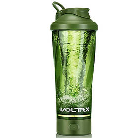 Шейкер спортивний електричний VOLTRX VortexBoost 600 мл. Tritan Green