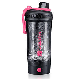 Шейкер спортивний електричний VOLTRX Gallium 600 мл. Tritan Pink