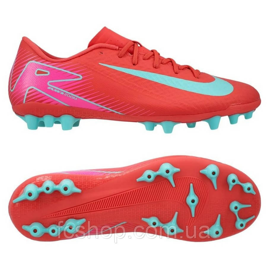 Футбольні бутси Nike Zoom Mercurial Vapor 16 Academy AG FQ8364-800, Рожевий, Розмір (EU) — 39