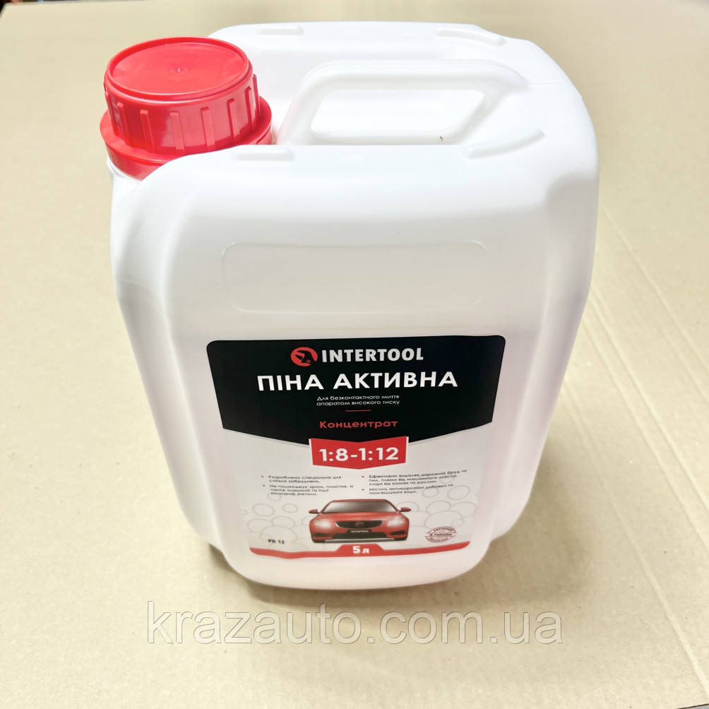 Піна активна 5 л, концентрат 1:8 — 1:12 для безконтактного миття апаратом високого тиску INTERTOOL FS-9025, фото 1