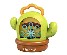 Дитяча установка для мильних бульбашок Кактус KB 1286 зі світловими та звуковими ефектами.