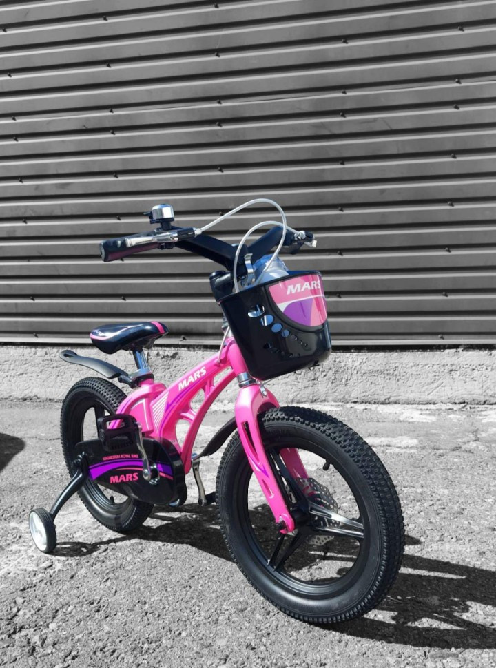 Велосипед рожевий двоколісний 16 Mars, фото 1