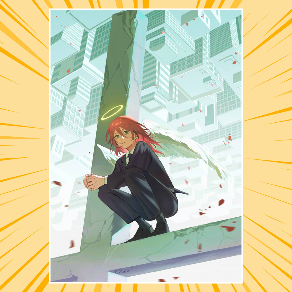 Плакат А3 Аніме Chainsaw man Людина-Бензопила 020