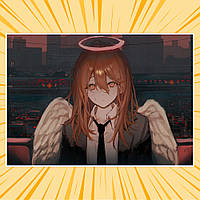 Плакат А4 Аніме Chainsaw man Людина-Бензопила 022