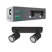 Накладний поворотний світильник Ardero ML316-2 під лампу чорний