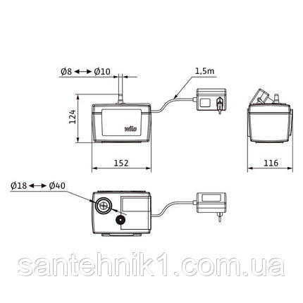 Насосна установка для збору та відведення конденсату Wilo Plavis 011-C-2G (2548593), фото 2