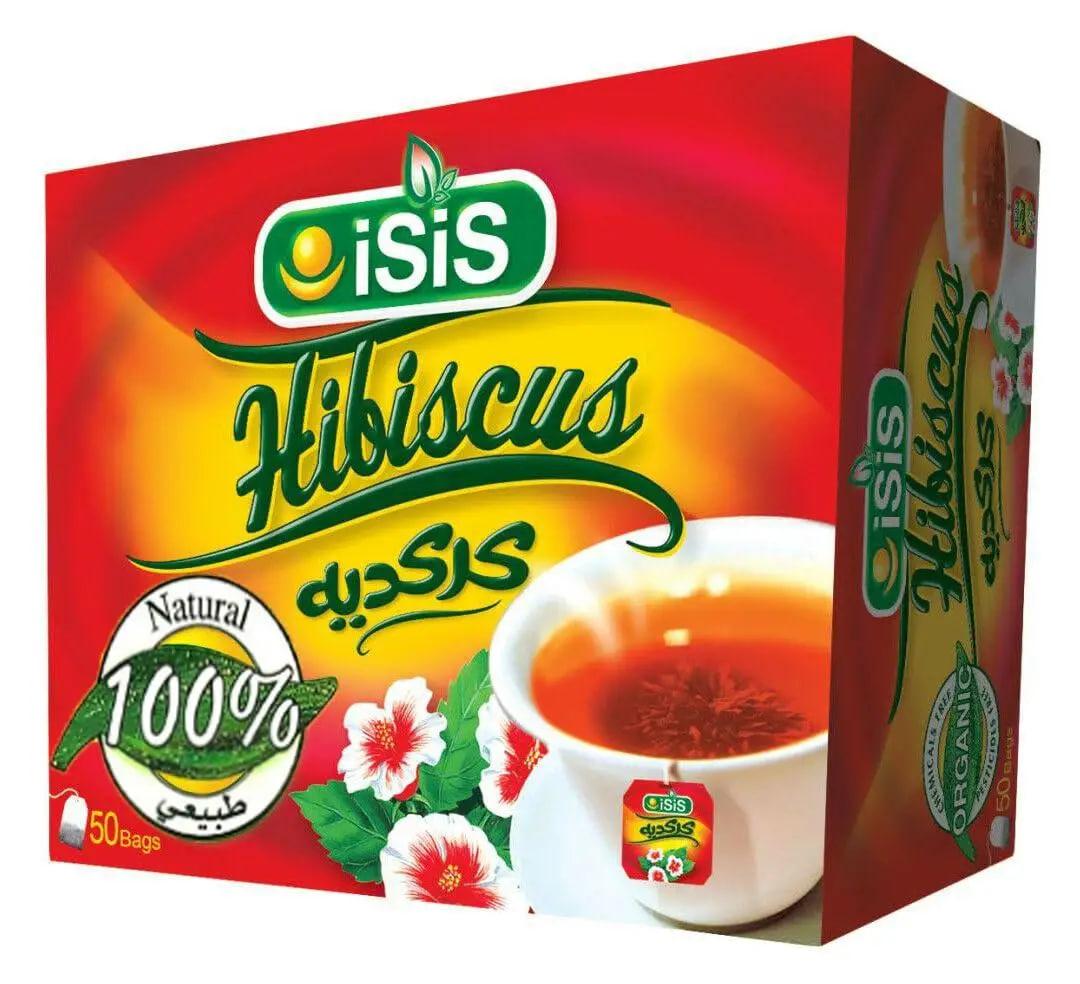 Чай натуральний ISIS Hibiscus Єгипет (50 пакетиків), фото 1