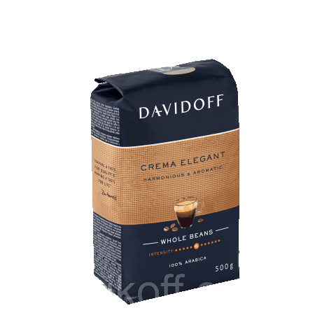 Кофе в зернах DAVIDOF Cafe Crema Elegant 500 г (Швейцария)