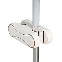 Тримач-органайзер для швабри та щіток/фіксатор для швабр і щіток White (16483)