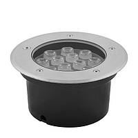 Тротуарний світлодіодний світильник Feron SP4114 12 Вт 2700 K чорний