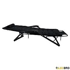 Крісло-ліжко трансформер LEOBRO Чорне (HT-148G1+ BLACK), фото 3