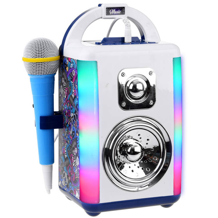 Disco Бездротова колонка + мікрофон + bluetooth для дітей IN0165